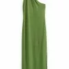 Next ROCHELLE ONE SHOULDER MIDI - Etuikleid - Olive Green | Damen