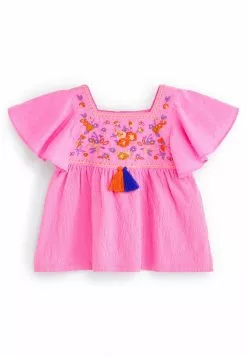 Next Kinder TASSEL - Bluse - Bright Pink