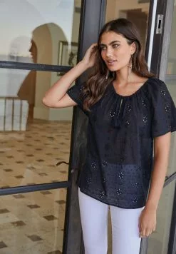 Next Damen KAFTAN - Bluse - Black -Next Großes Kaufhaus 689cfb771ab1487481c6909491112140