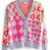 Next Kinder FLORAL PATCH - Strickjacke - Colourblock