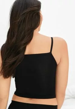 Next Damen CROPPED STRAPPY - Top - Black Nude -Next Großes Kaufhaus 69217f7f3fc04a3ca84340f02021e10e