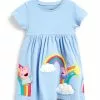 Next Kinder Jerseykleid - Blue Peppa Pig