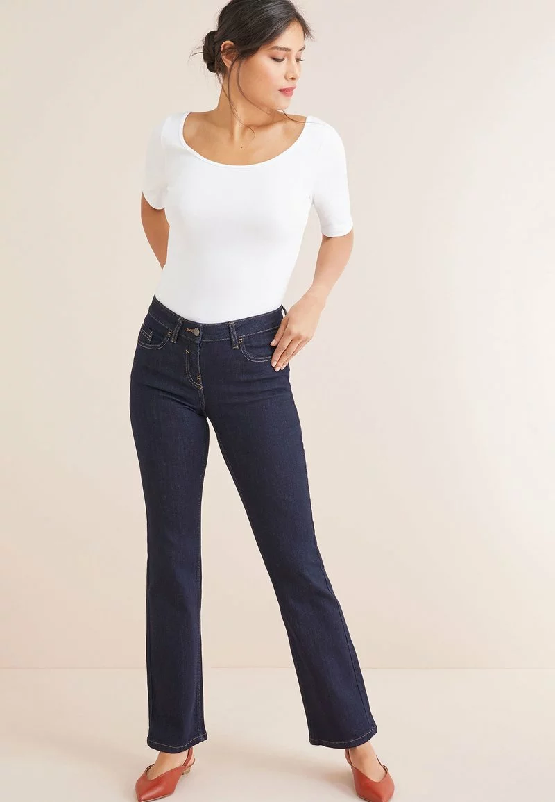 Next Damen Jeans Bootcut - Mottled Royal Blue 2 Next Damen Jeans Bootcut - Mottled Royal Blue – Bild 2