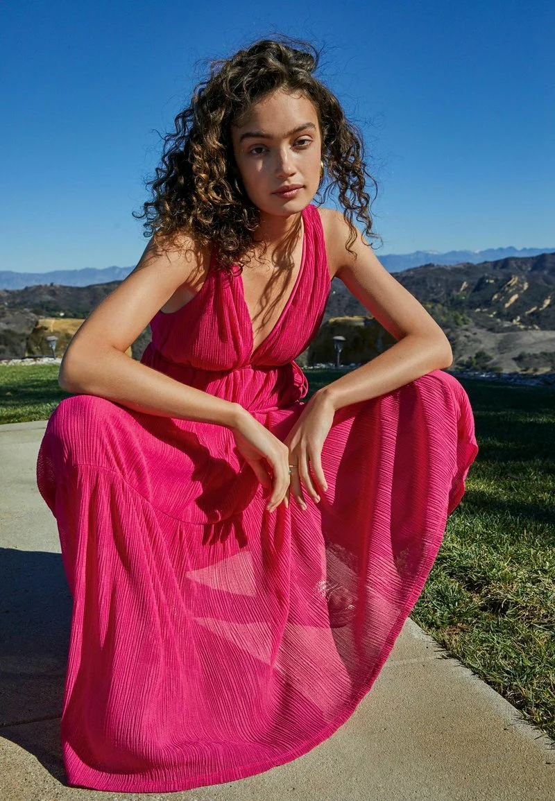 Next Damen Maxikleid - Pink 4 Next Damen Maxikleid - Pink – Bild 4