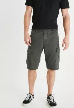 Herren NEXT PREMIUM LAUNDERED - Shorts - Charcoal Grey