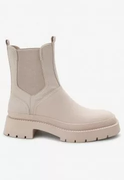 Next Damen RUBBERISED CHUNKY - Gummistiefel - Off-white