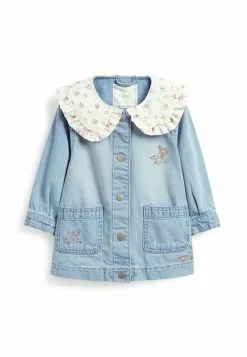 Next Kinder Jeansjacke - Mid Blue Denim