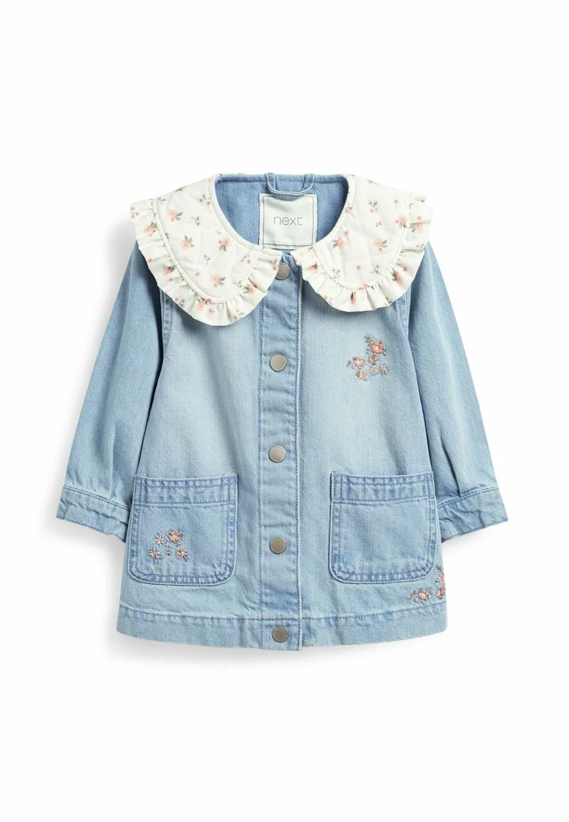 Next Kinder Jeansjacke - Mid Blue Denim 1 Next Kinder Jeansjacke - Mid Blue Denim