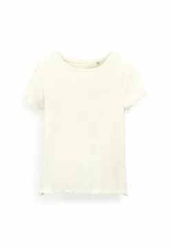 Next Kinder SHORT SLEEVE RICH - T-Shirt Basic - Ecru White