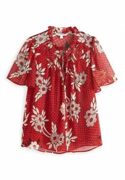 Next Damen TRIM FLUTTER SLEEVE - Bluse - Celia Birtwell Blue Moon Red 9 Next Damen TRIM FLUTTER SLEEVE - Bluse - Celia Birtwell Blue Moon Red -Next Großes Kaufhaus 6b3d61b1723841cca919b49098ebc77d