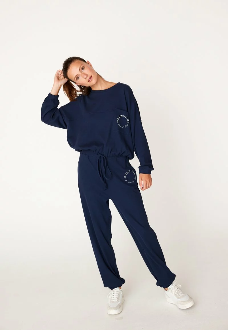 Next Damen BLEND WAFFLE - Nachtwäsche Set - Dark Blue 1 Next Damen BLEND WAFFLE - Nachtwäsche Set - Dark Blue