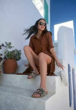 Next Damen LONGLINE - Blusenkleid - Camel Brown -Next Großes Kaufhaus 6bdb780e3a444c748f5089b1656373ae