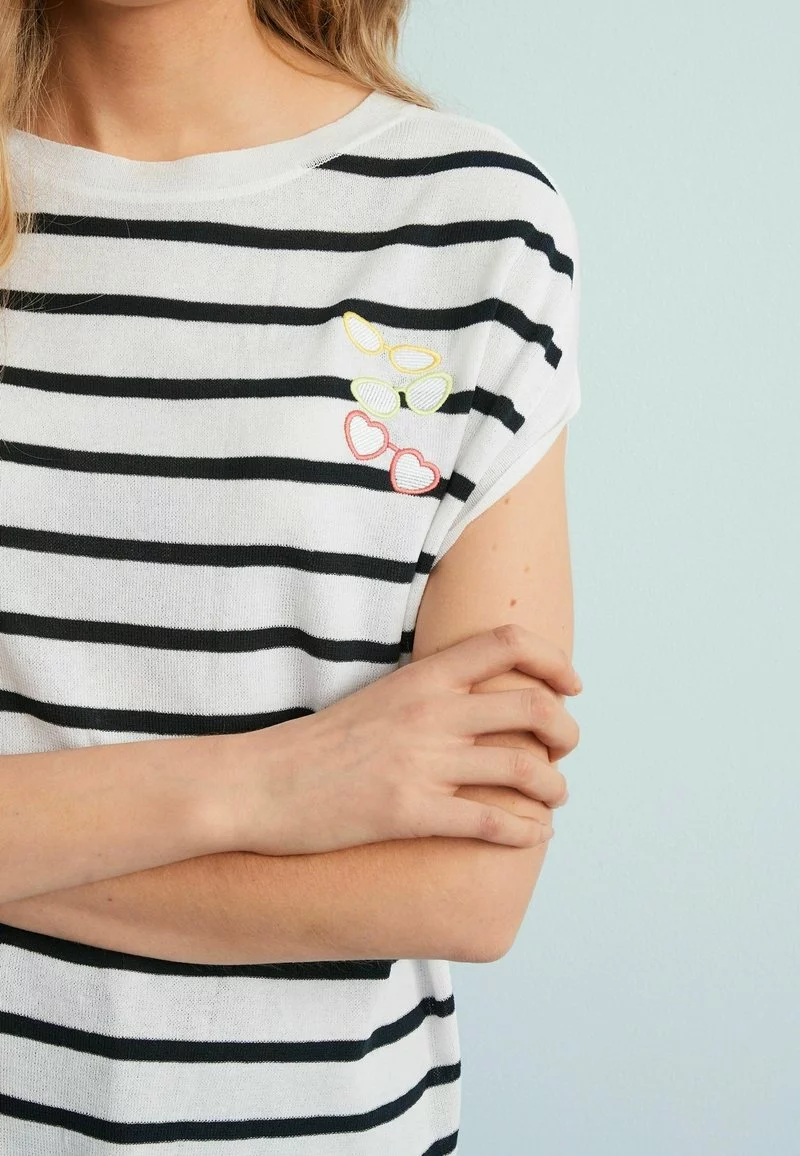 Next Damen T-Shirt Print - Navy Blue White 4 Next Damen T-Shirt Print - Navy Blue White – Bild 4