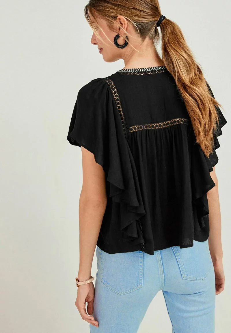 Next FLUTTER - Bluse - Black | Damen 3 Next FLUTTER - Bluse - Black | Damen – Bild 3