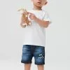 Next Kinder Jeans Shorts - Dark Blue Monster