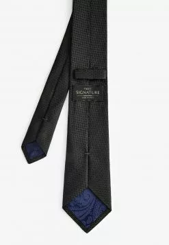 Next Herren SIGNATURE 'MADE IN ITALY' - Krawatte - Black -Next Großes Kaufhaus 6d6f61c8c8004451b282237f2009d3ea