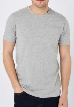 Next CREW - T-Shirt Basic - Mottled Grey | Herren