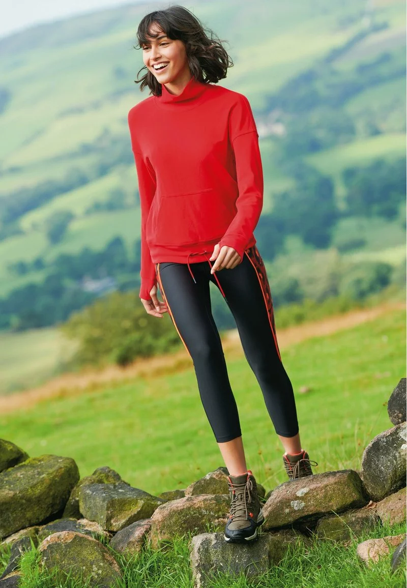 Next Damen FUNNEL NECK - Sweatshirt - Red 1 Next Damen FUNNEL NECK - Sweatshirt - Red