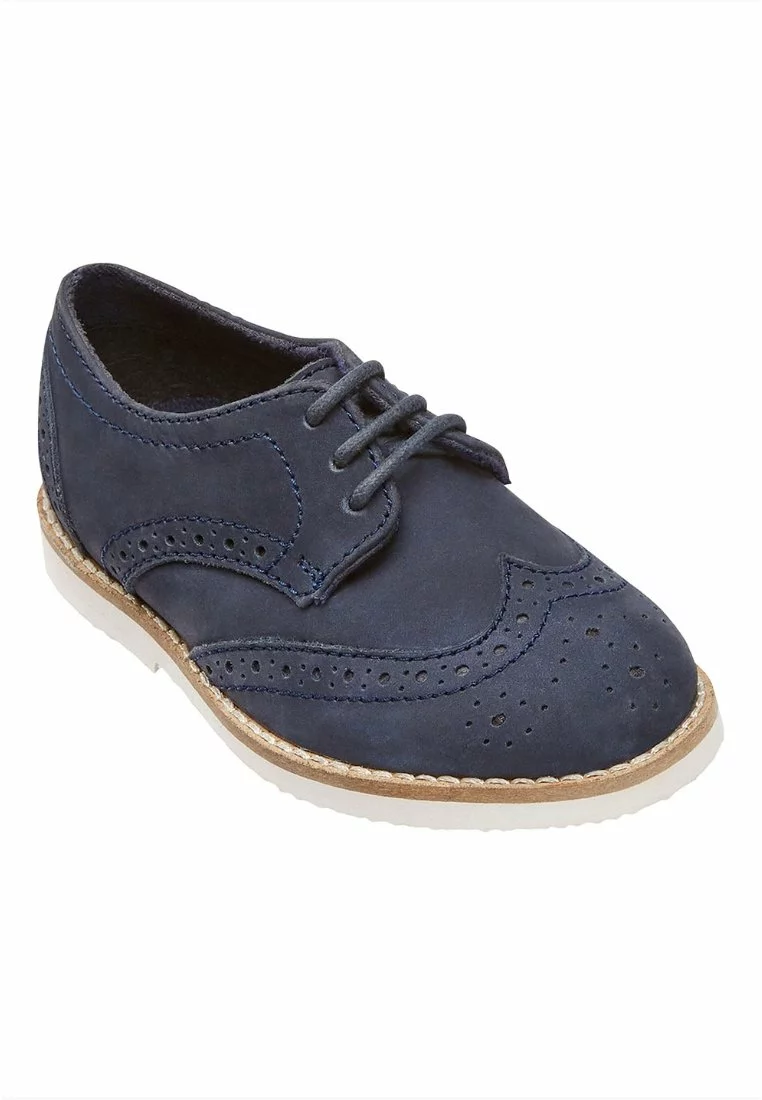 Next Kinder LEATHER BROGUES - Schnürer - Blue 3 Next Kinder LEATHER BROGUES - Schnürer - Blue – Bild 3