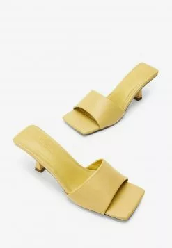 Next FOREVER COMFORT SUPER SQUARE - Riemensandalette - Yellow | Damen -Next Großes Kaufhaus 6e4a194cc57a465d95d32d2e91bca0c5