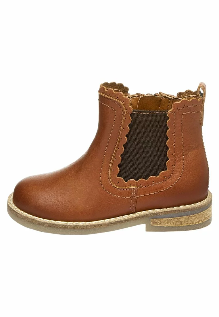 Next Kinder CHELSEA SCALLOP - Stiefelette - Brown 1 Next Kinder CHELSEA SCALLOP - Stiefelette - Brown