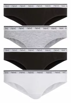 Next Damen 4 PACKS - Slip - Black