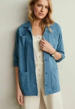 Next Damen UTILITY - Hemdbluse - Indigo Blue