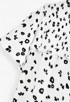 Next Kinder SLEEVE - Freizeitkleid - White Black Print -Next Großes Kaufhaus 70a9f29d9c0642158281c0eec1bcea22