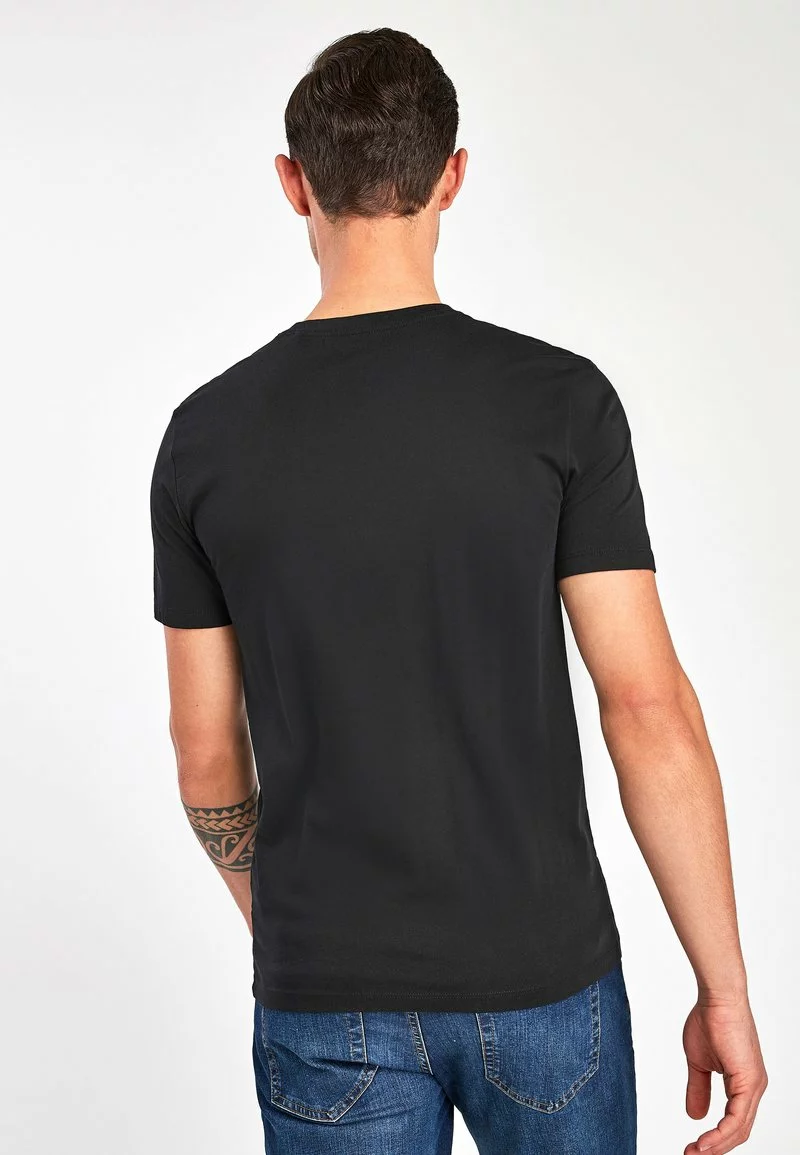 Next V-NECK T-SHIRT-SLIM FIT - T-Shirt Basic - Black | Herren 2 Next V-NECK T-SHIRT-SLIM FIT - T-Shirt Basic - Black | Herren – Bild 2