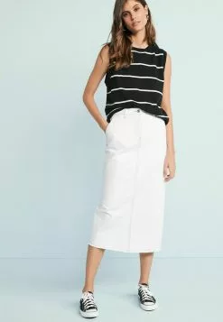 Next Damen A-Linien-Rock - White