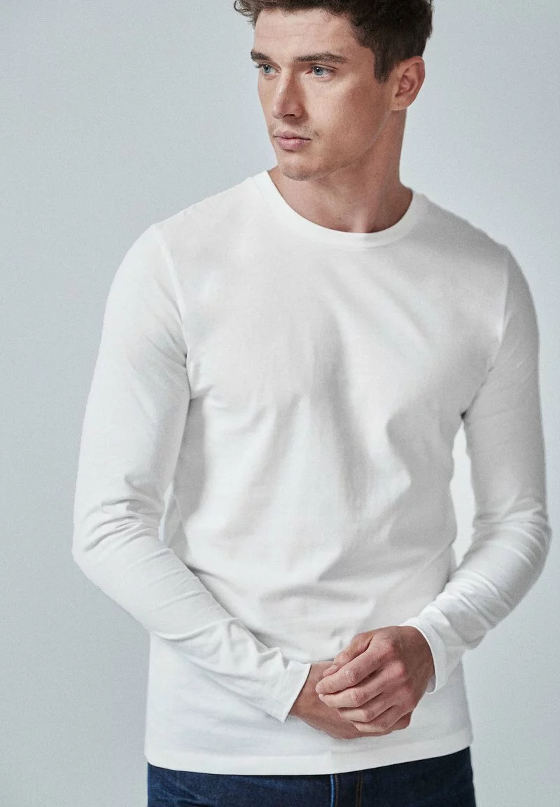 Next Herren Langarmshirt - White 1 Next Herren Langarmshirt - White