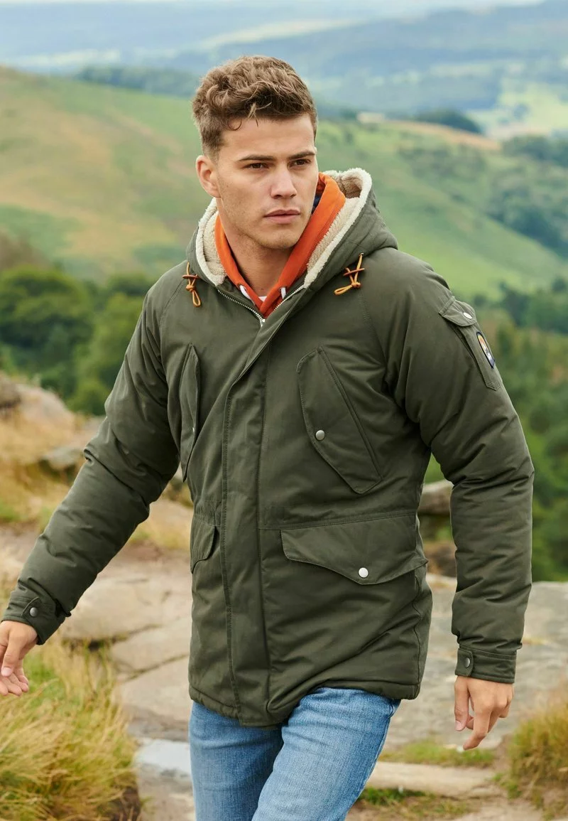Next Herren Winterjacke - Khaki 1 Next Herren Winterjacke - Khaki