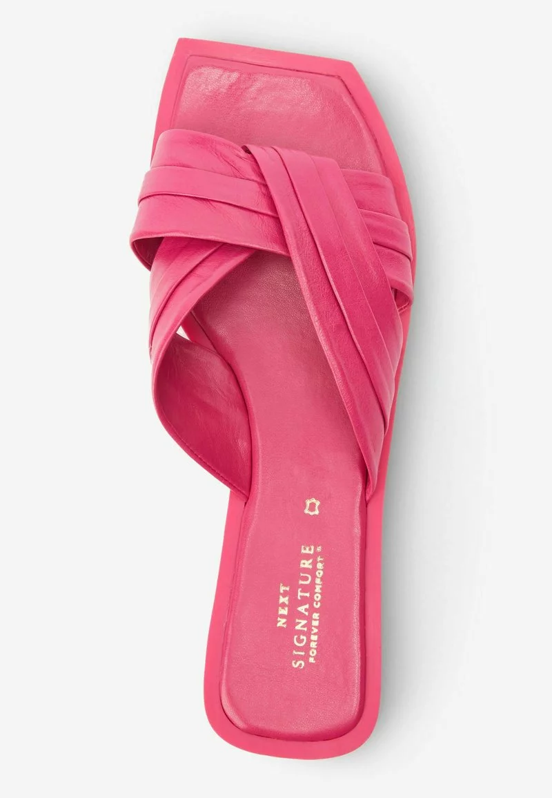 Next Damen Pantolette Flach - Pink 3 Next Damen Pantolette Flach - Pink – Bild 3