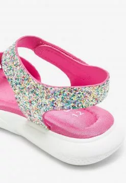 Next Kinder MEMORY FOAM SPORTY - Riemensandalette - Pink Rainbow Glitter -Next Großes Kaufhaus 727de50550fe4057b8ca771a387f20c1