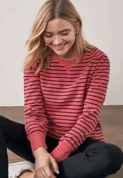 Next Damen STRIPE - Sweatshirt - Red -Next Großes Kaufhaus 7314f80d8c47429b9e96d5d66eb4c99d