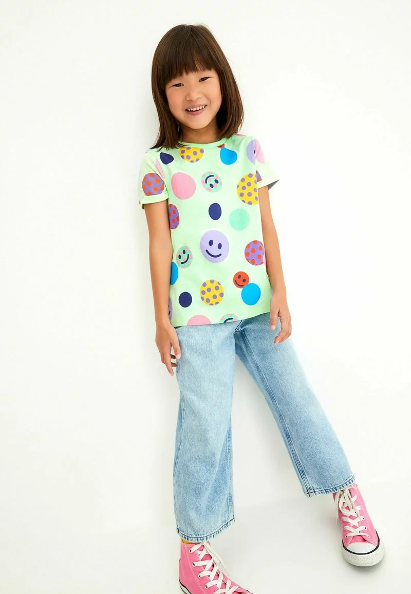 Next SMILE - T-Shirt Print - Mint | Kinder 1 Next SMILE - T-Shirt Print - Mint | Kinder