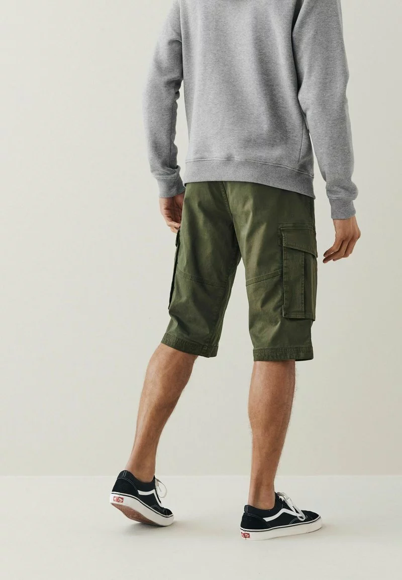 Next Herren Cargohose - Khaki Green 3 Next Herren Cargohose - Khaki Green – Bild 3