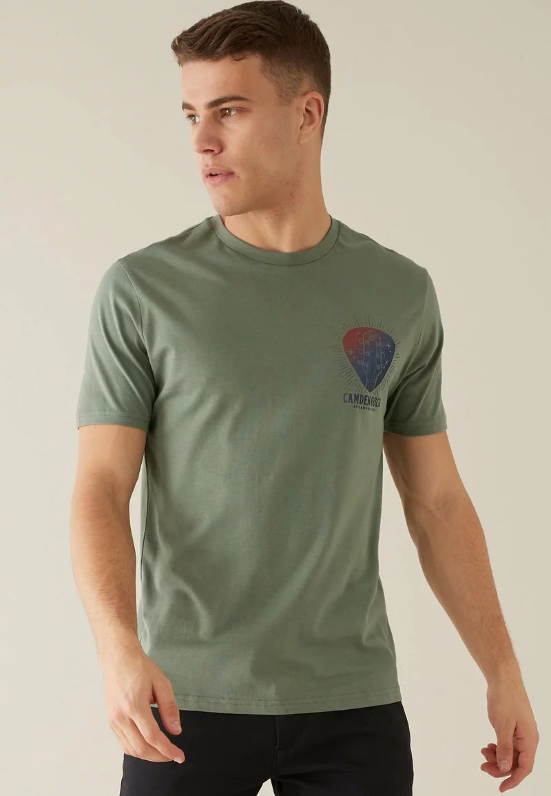 Next Herren 3 PACK - T-Shirt Print - Mottled Black 2 Next Herren 3 PACK - T-Shirt Print - Mottled Black – Bild 2