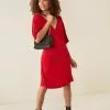 Next Damen VOLUME SLEEVE - Freizeitkleid - Red