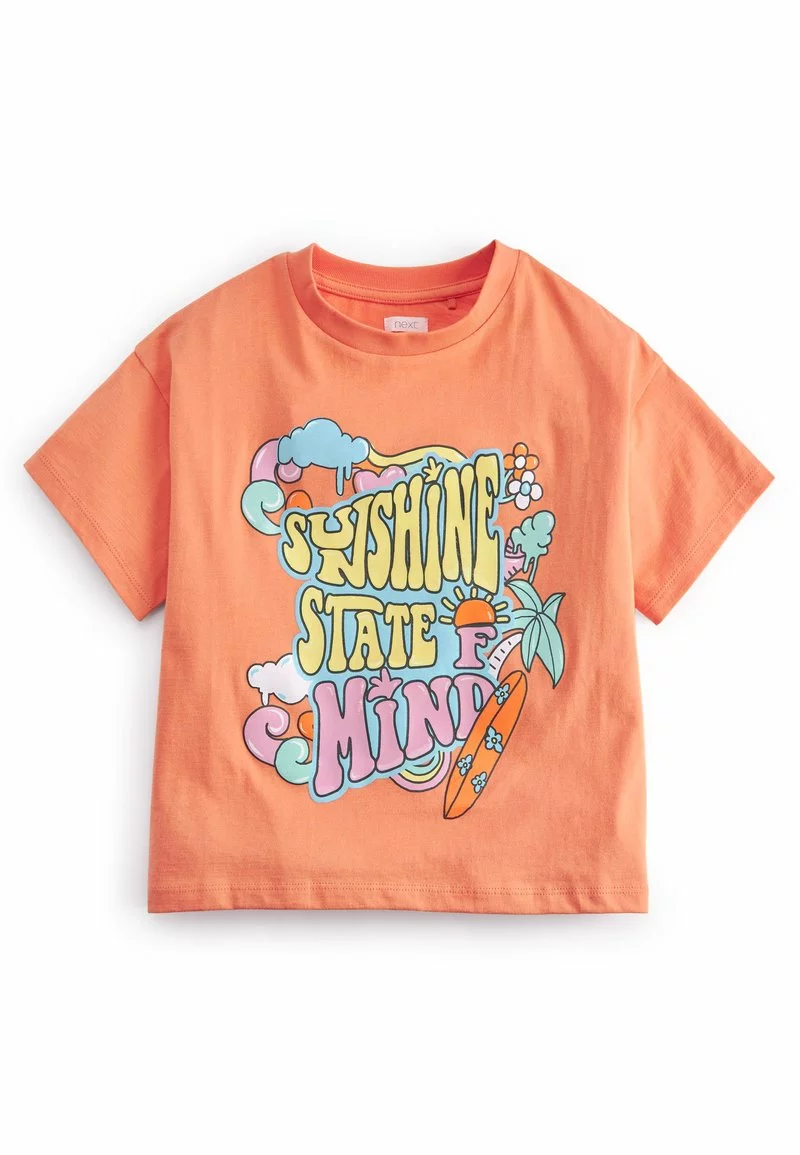 Next Kinder SUNSHINE STATE OF MIND SLOGAN - T-Shirt Print - Apricot Orange 2 Next Kinder SUNSHINE STATE OF MIND SLOGAN - T-Shirt Print - Apricot Orange – Bild 2