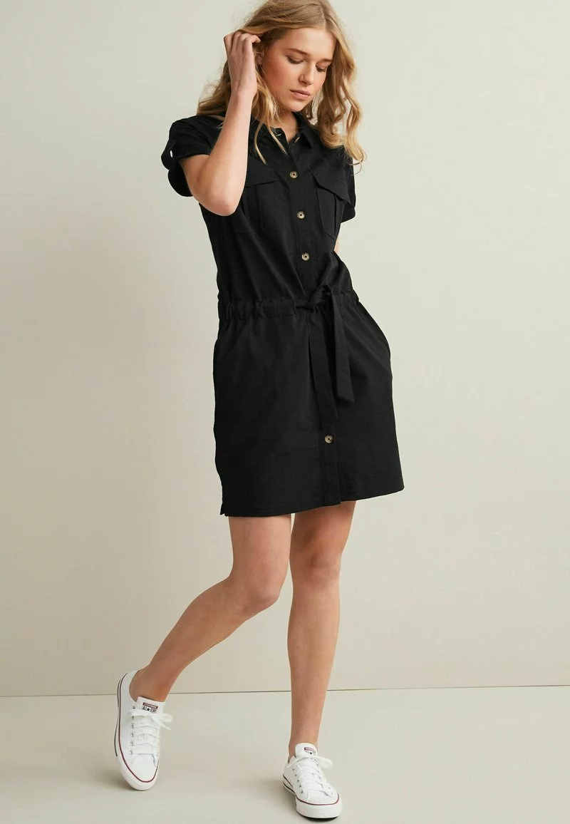 Next Damen UTILITY - Blusenkleid - Black 2 Next Damen UTILITY - Blusenkleid - Black – Bild 2