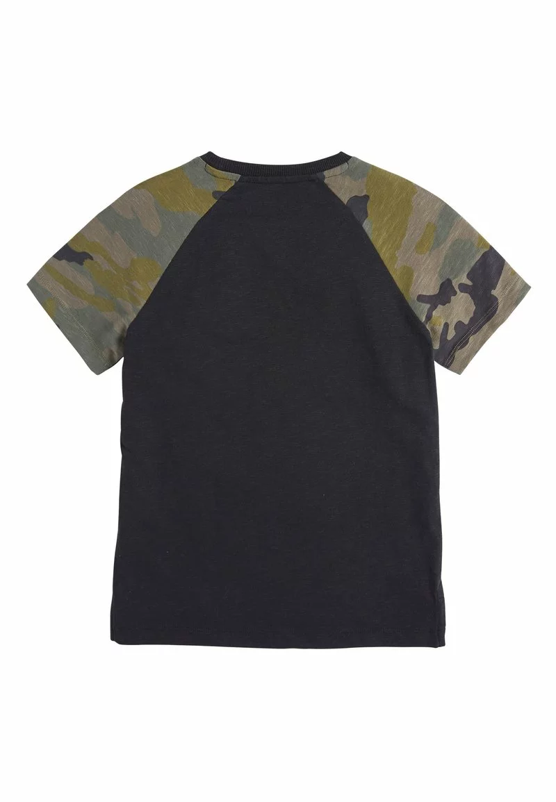 Next Kinder CAMOUFLAGE RAGLAN SHORT SLEEVE T-SHIRT (3-16YRS) - T-Shirt Print - Black 2 Next Kinder CAMOUFLAGE RAGLAN SHORT SLEEVE T-SHIRT (3-16YRS) - T-Shirt Print - Black – Bild 2