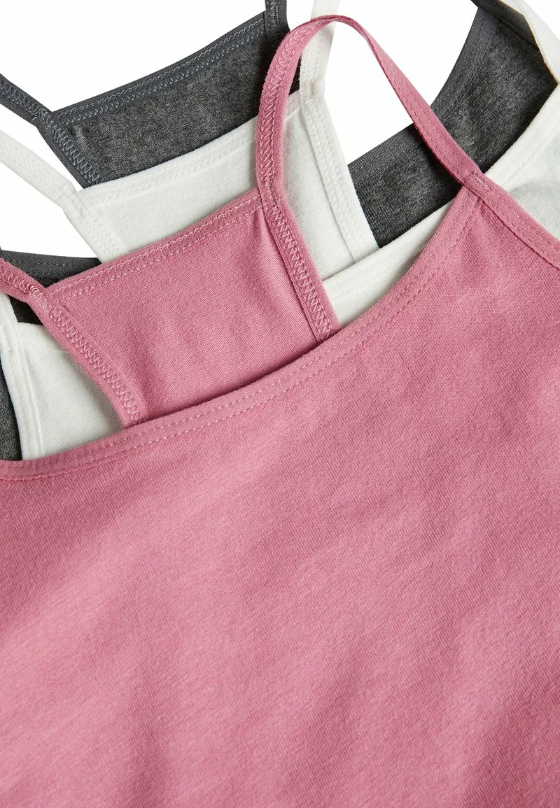 Next Kinder PINK/ECRU/GREY 3 PACK RACER BACK CAMIS (1.5-16YRS) - Top - Pink 6 Next Kinder PINK/ECRU/GREY 3 PACK RACER BACK CAMIS (1.5-16YRS) - Top - Pink – Bild 6
