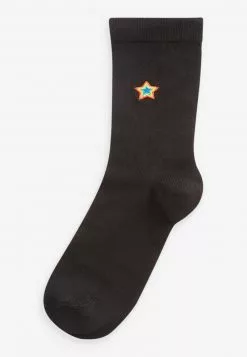 Next Damen MOTIF 5 PACK - Socken - Black -Next Großes Kaufhaus 768a0b53036649f3aeb46ff5cd7e5448