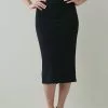 Next Damen MIDI - Bleistiftrock - Black