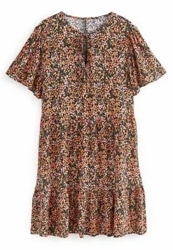 Next PRINTED - Freizeitkleid - Orange | Damen -Next Großes Kaufhaus 77425160c8024240adcbb0c9fcc25f92