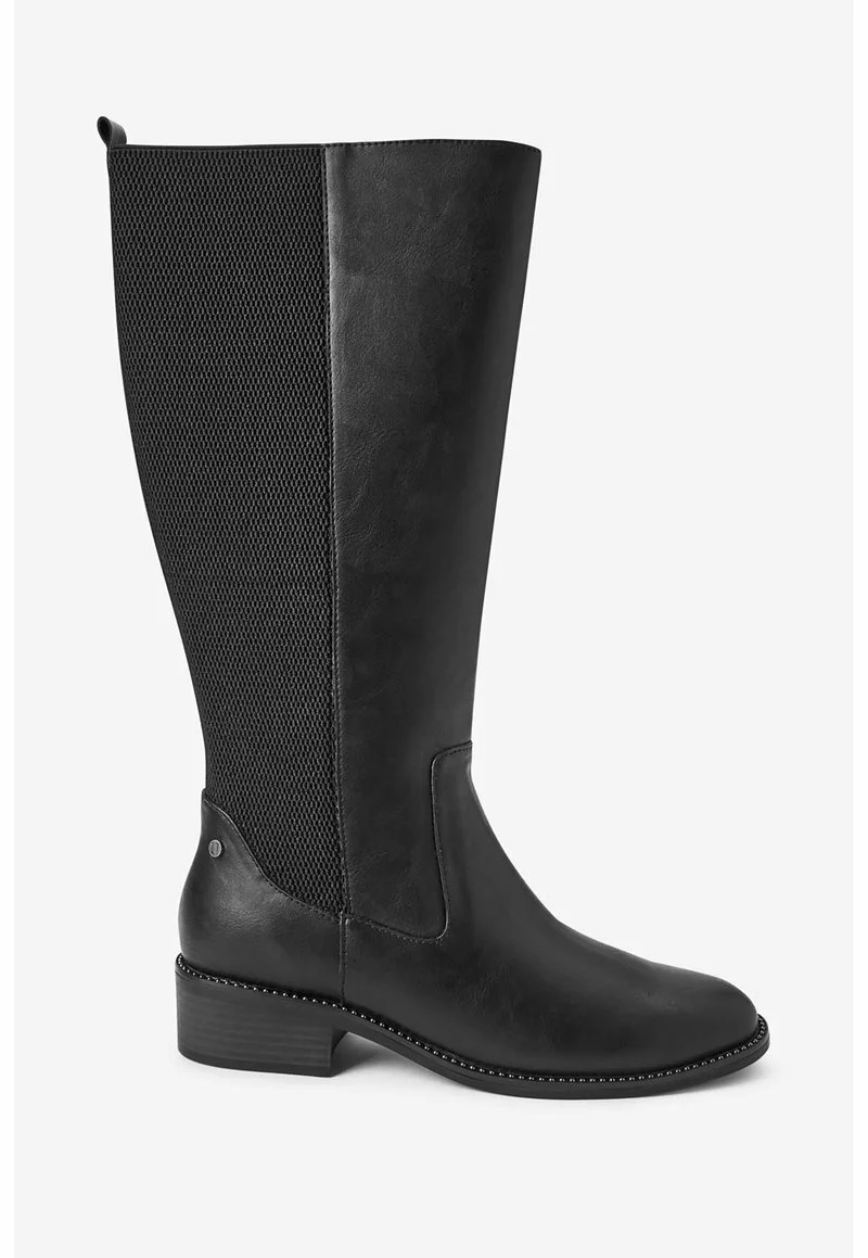 Next Damen FOREVER COMFORT STUDDED - Overknees - Mottled Black 1 Next Damen FOREVER COMFORT STUDDED - Overknees - Mottled Black