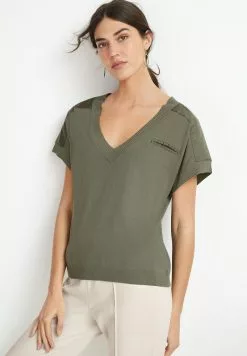 Next Damen Bluse - Khaki