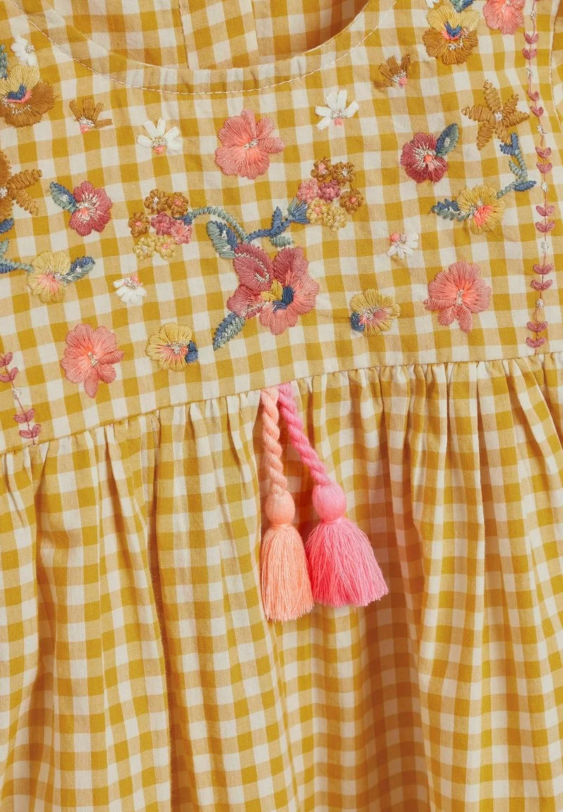 Next Kinder KAFTAN - Freizeitkleid - Yellow 3 Next Kinder KAFTAN - Freizeitkleid - Yellow – Bild 3