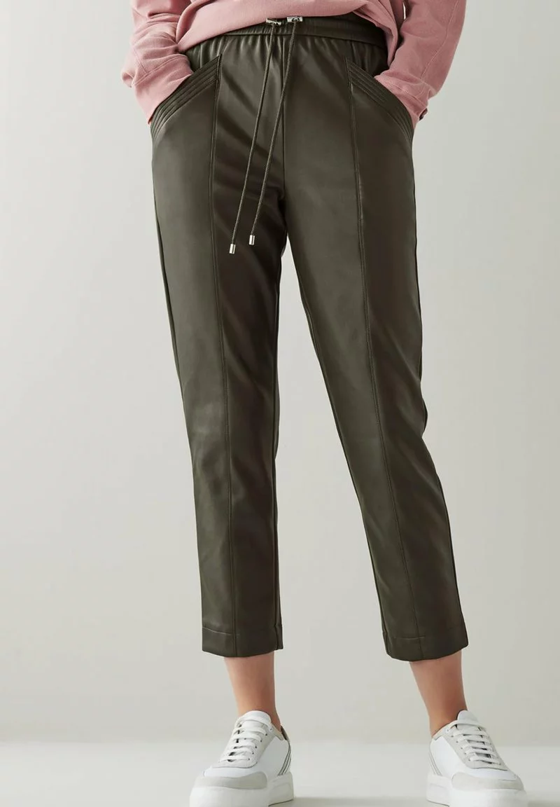 Next Damen Stoffhose - Khaki 1 Next Damen Stoffhose - Khaki